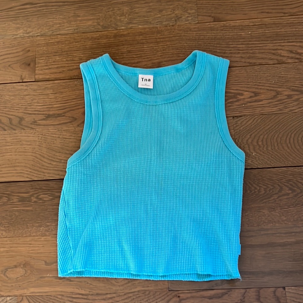 Blue tank and sweat set